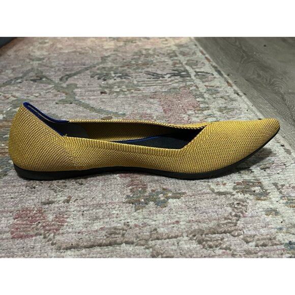 Rothy's The Point Marigold Yellow Flats Size 9 - Picture 9 of 13